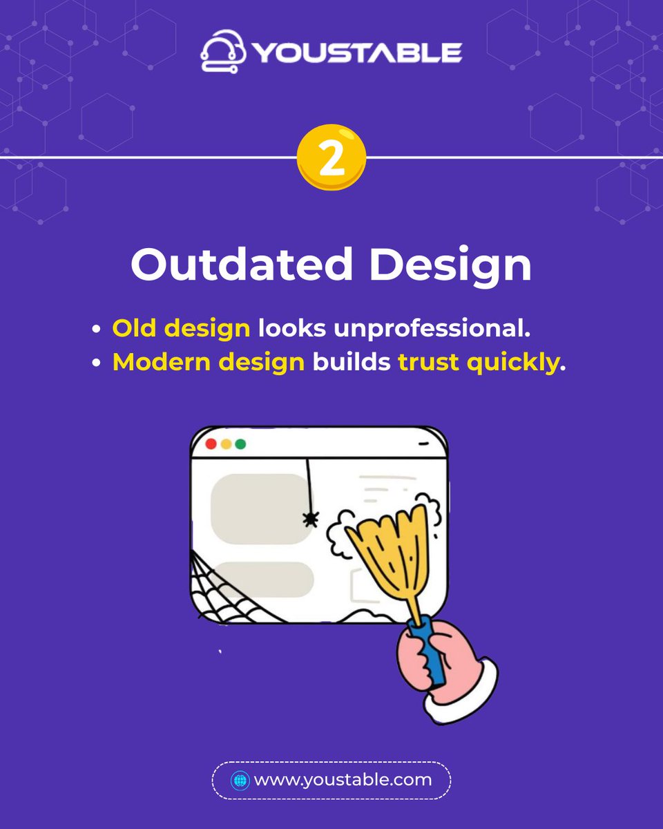 YouStable's tweet image. 😨 Is your site driving clients away? 🚀 
With YouStable Hosting: ✅ Fast speed ✅ Security ✅ 24/7 support ✅ SEO boost 

👉 Comment “WEBSITE” &amp;amp; get a FREE expert site analysis! 

#youstable #webhosting #fastwebhosting #securewebhosting