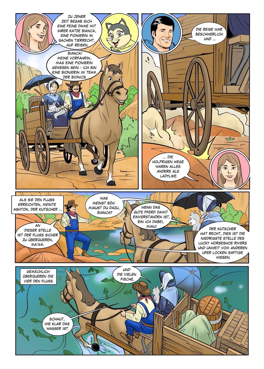 DER FREUNDLICHE WESTEN
Der neueste Bionicmania-Western in deutscher und englischer Sprache. 1/2