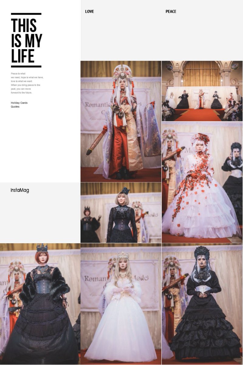 写真はその成果を
皆様に魅せる事が出来る
素敵な手段だと思っています

でも最終手段ではなく
撮る方が変われば又変化していき
新たな世界が始まる事も出来る
アートにもなります

けれど衣装や装飾は
どんなに頑張って素敵に制作しても
皆様に身につけて貰わなければ
始まらない世界なのです
勿論