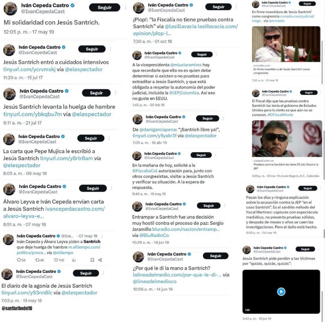 Álvaro Uribe Vélez fans tweet media