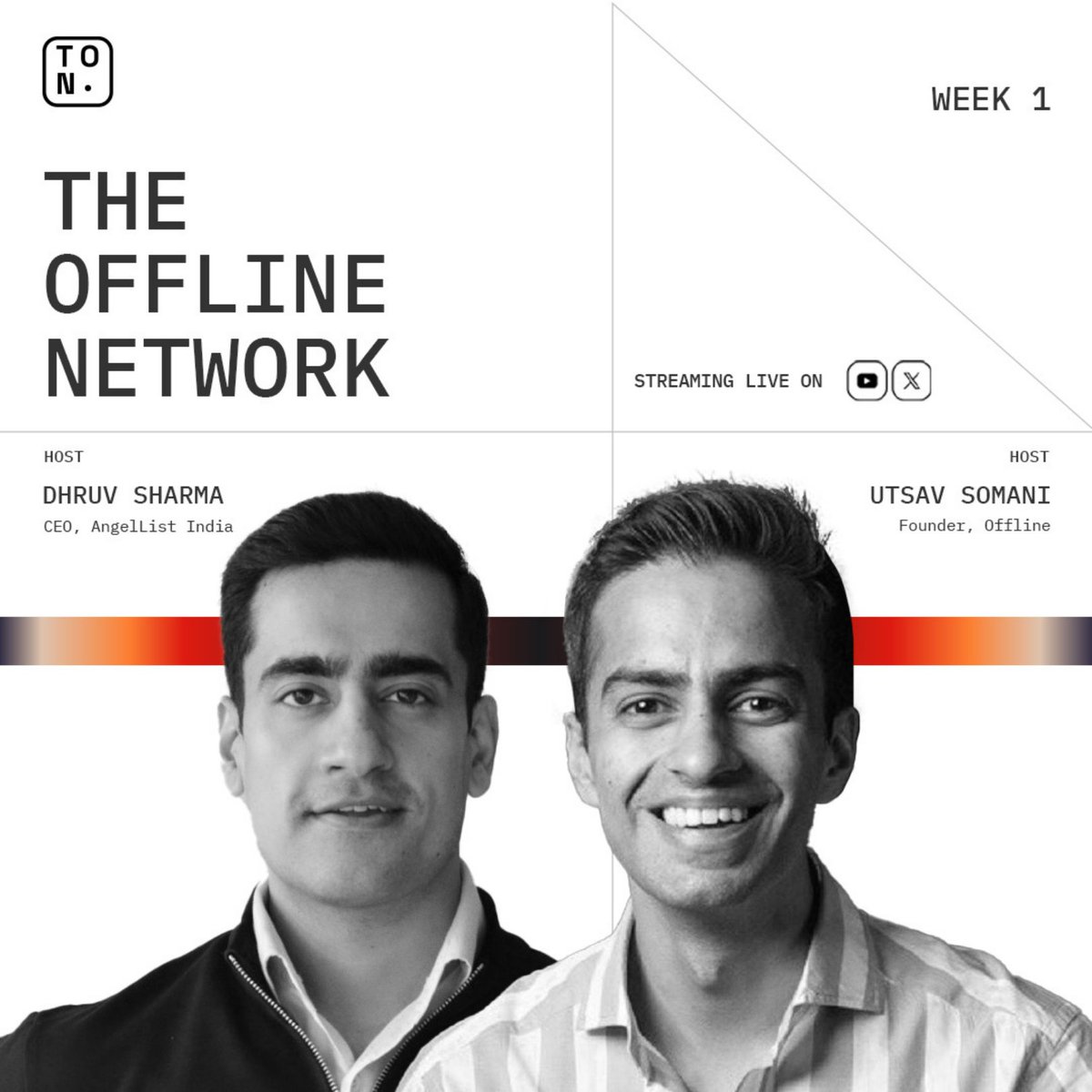 OfflineOnAir's tweet photo. Sept 1 → The Offline Network begins.

Here’s week 1’s signal-heavy lineup. 🧵

Drop your questions for the guests. 👇 https://t.co/nyznqQtGDb