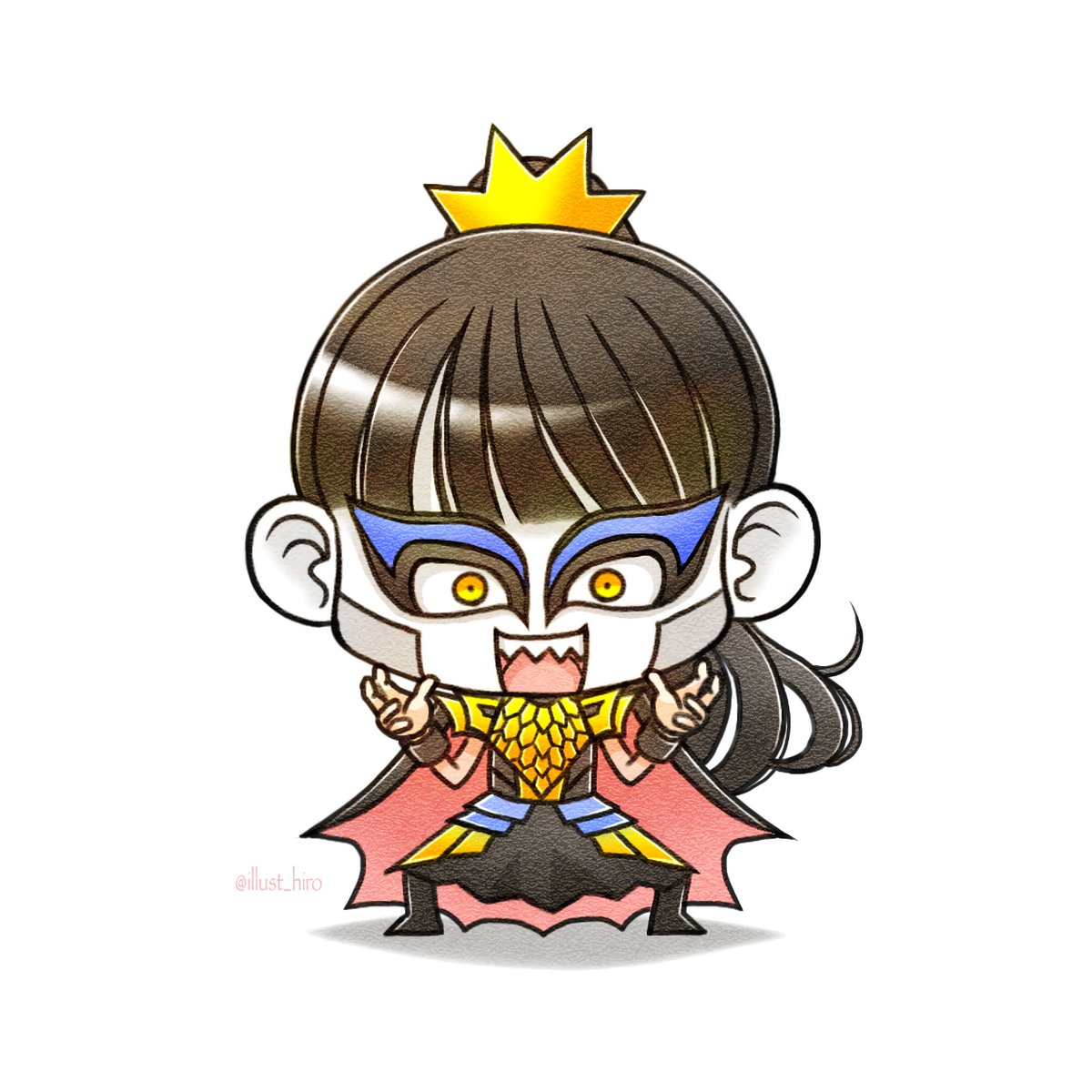illust_hiro's tweet photo. 乗っ取られ魔した
#BABYMETAL #聖飢魔II 
#悪魔が来たりてベビメタる https://t.co/UrBZjVvM80