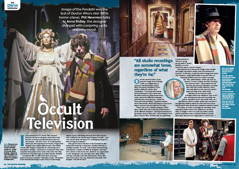 AMcGown's tweet image. Out today (or thereabouts), our new @DWMtweets Gothic Horror Special Edition, covering Season 13 (the best season ever?) and beyond! Hope you can all grab a copy and enjoy, we had a great time working on it. #DoctorWho Magazine