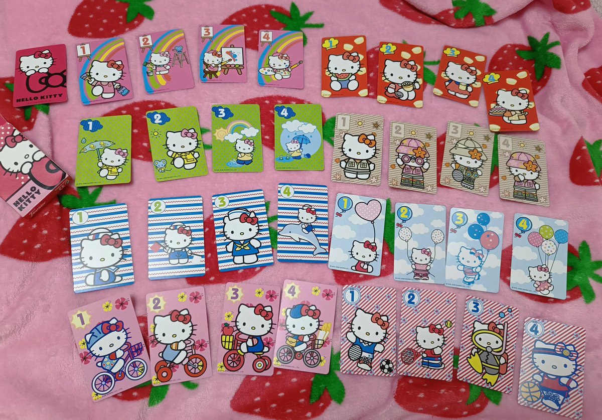 Tag yourself versión la baraja de Kitty que he encontrado por 1€ en el rastro