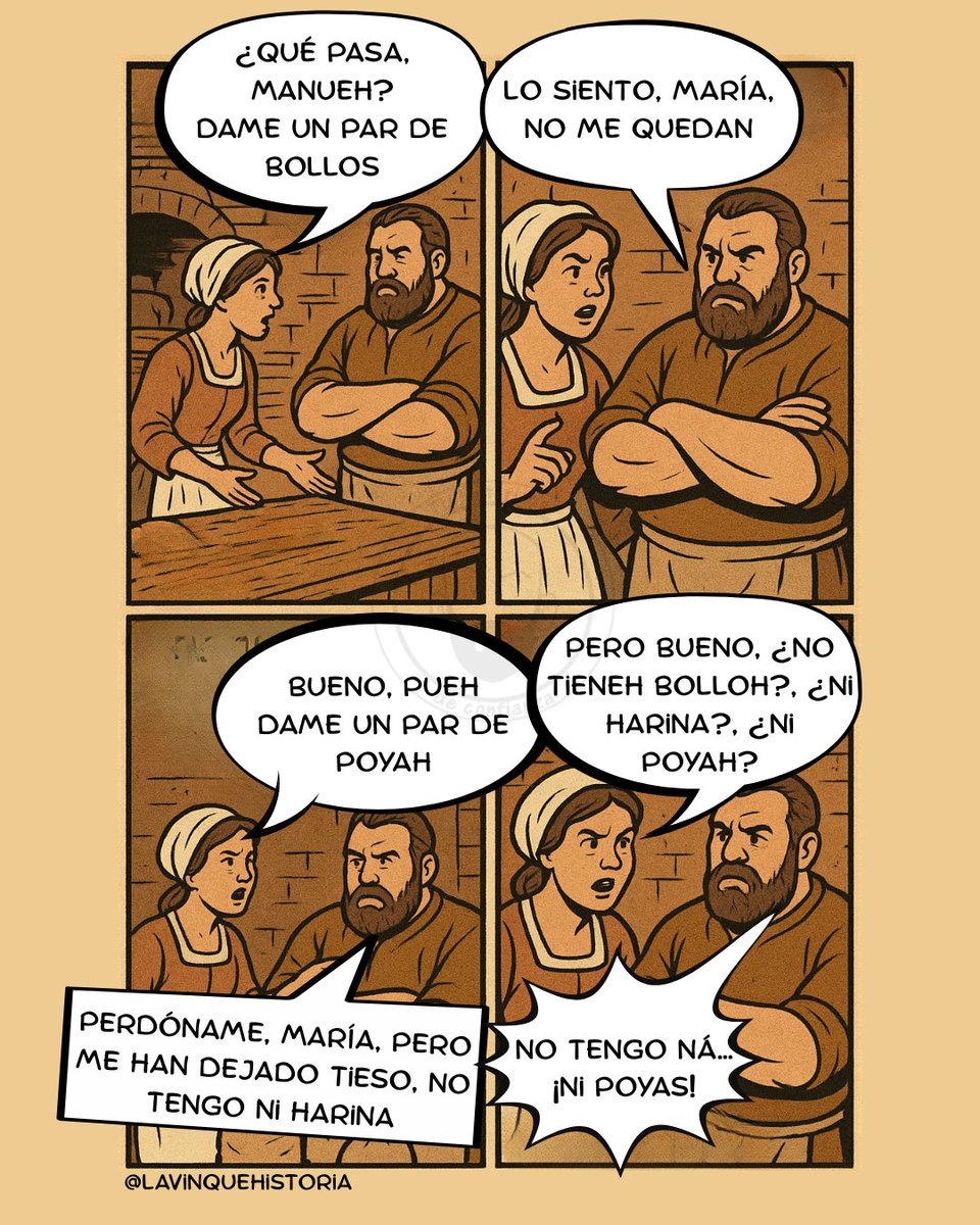 Lavinqehistoria's tweet photo. El origen de la expresión «ni poyas». Abro hilo... https://t.co/i37q8D32SF