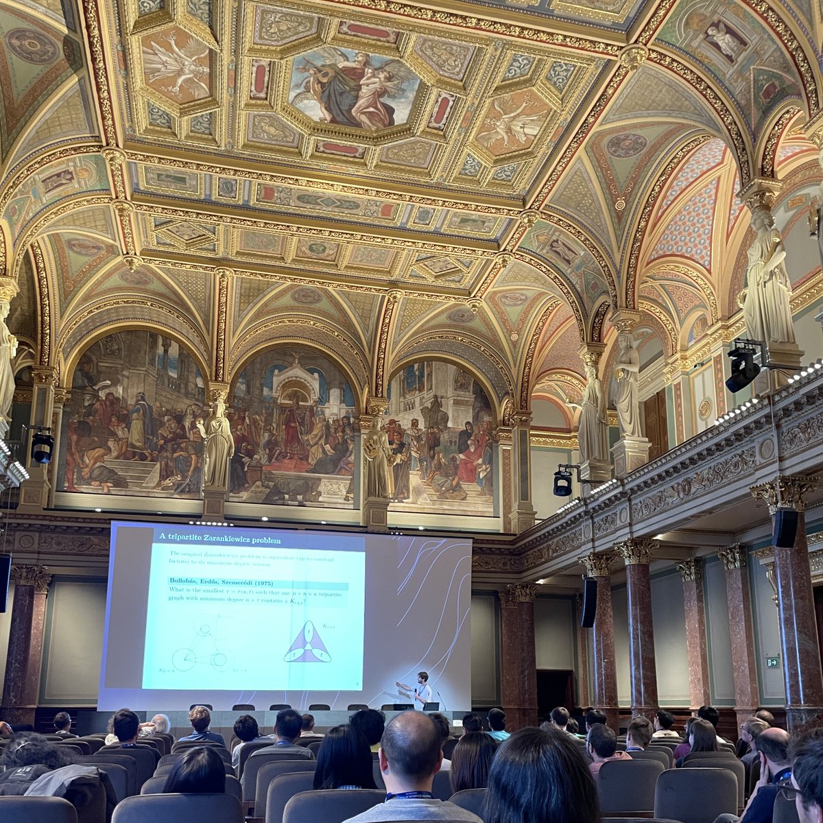 SpringerMath's tweet image. 📚Thank you very much to everyone who visited our SpringerNature booth at #Eurocomb2025 Hungarian Academy of Sciences🏦, Budapest🇭🇺, Aug 25–29, 2025!
#Combinatorica #GraphsandCombinatorics
#DiscreteandComputationalGeometry