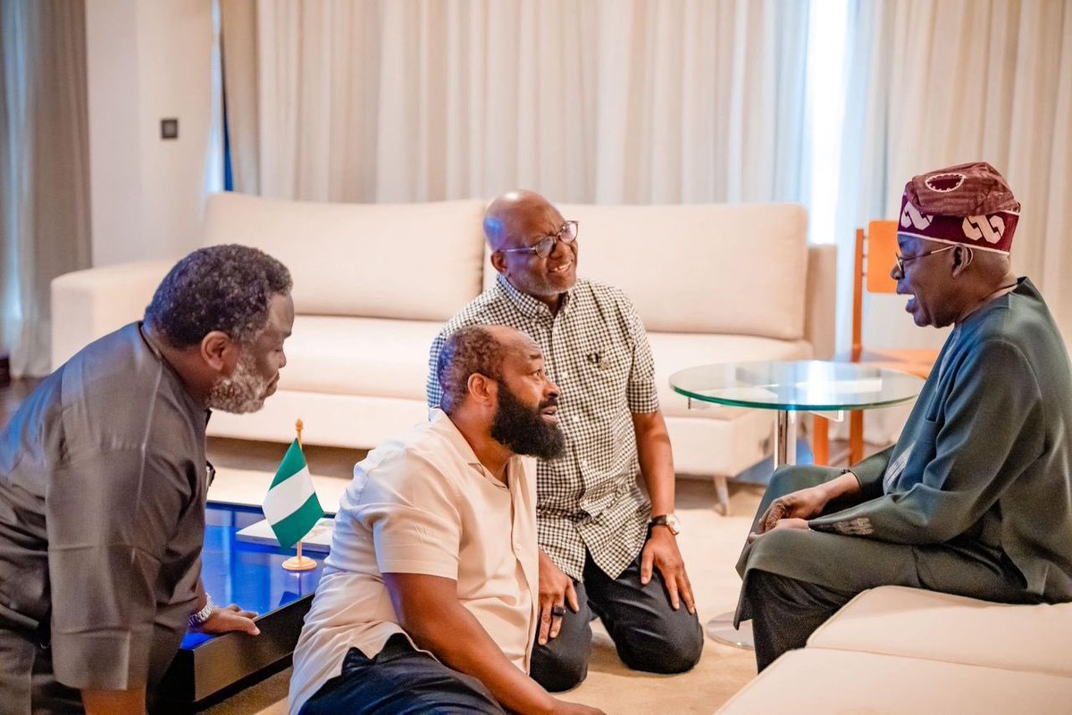 People's father, and grown up men in full sycophantic mode.