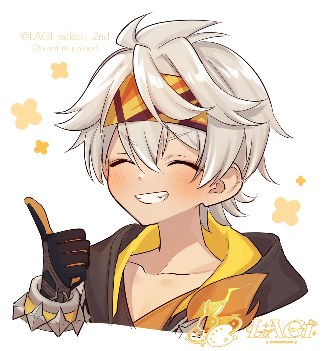 LAGI_oekaki_2nd's tweet image. ベネットくんの笑顔を無限に眺めたい👍✨ #Bennett