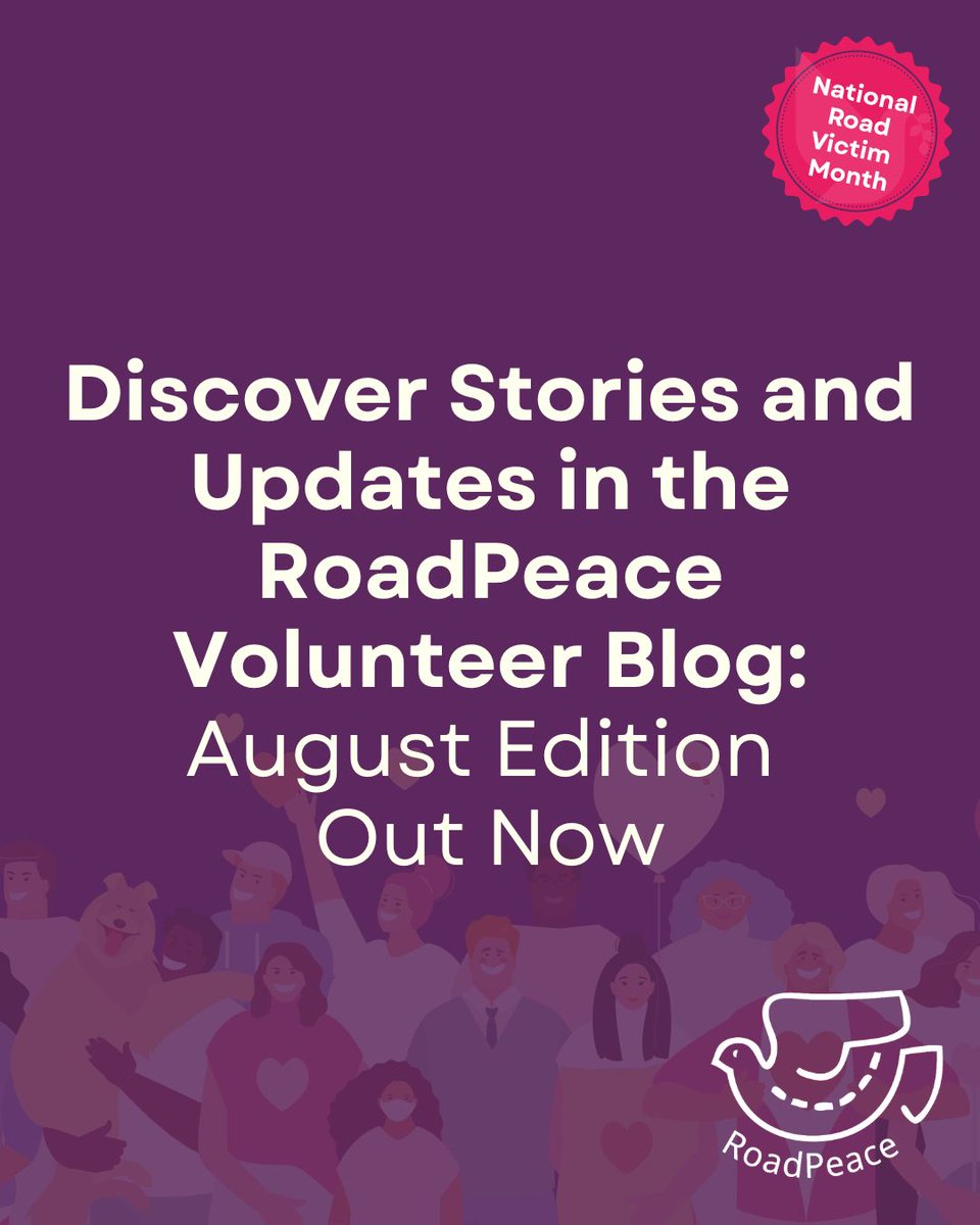 RoadPeace's tweet photo. A reminder that our RoadPeace Volunteer Blog has moved from email to our website. 

➡️The August edition is now available to read here: 
https://t.co/l1I8e0BOvK

#RoadPeace #VolunteerBlog https://t.co/dXe7uUyxYy