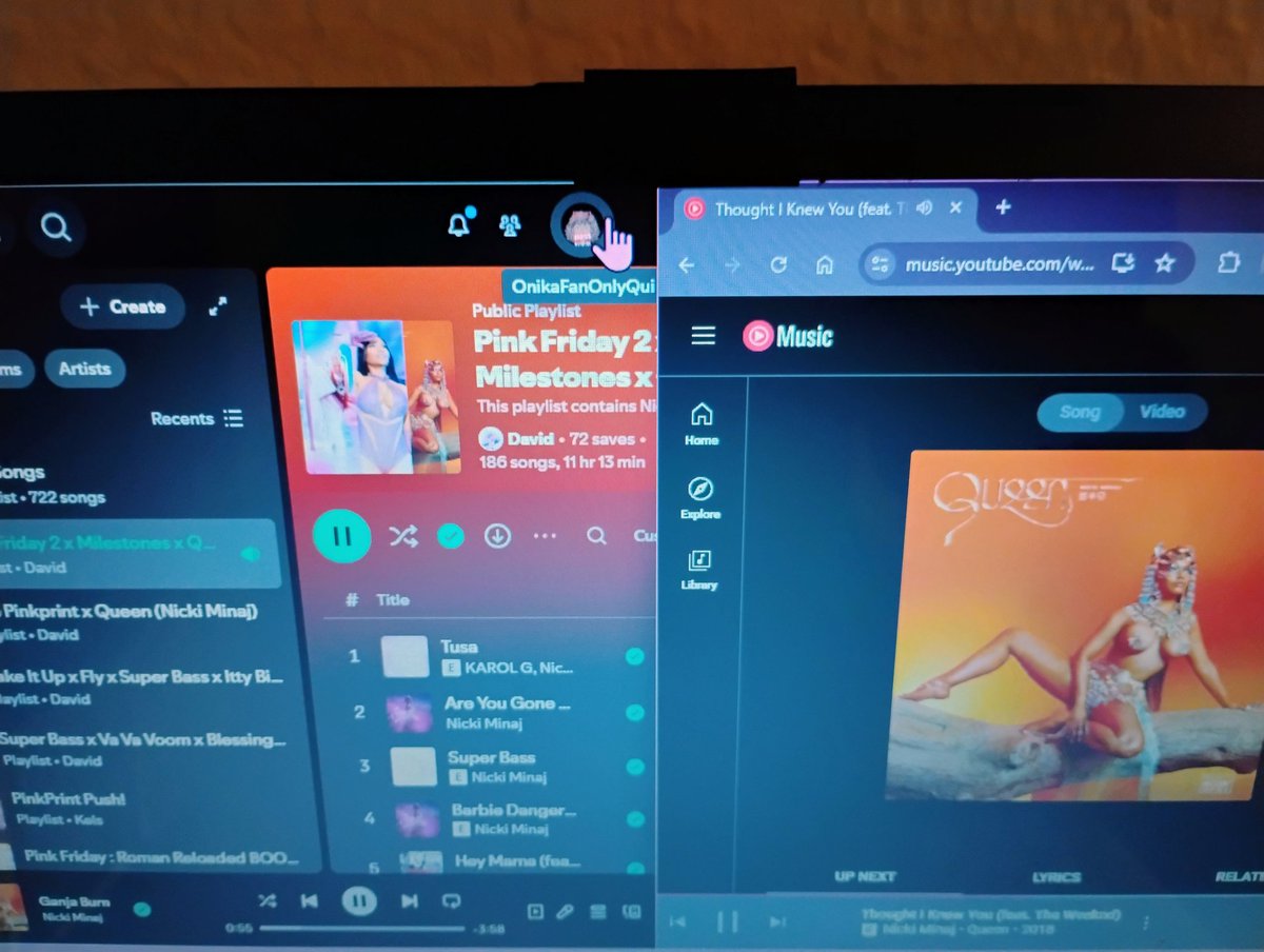 onikafanonly's tweet image. Where the EVERYDAY Streamers with that GOOD FORM?!? 👀😜

Thursdays are Strictly for Royalty,
So it's only right to Stream @NICKIMINAJ's #Queen 👑 today!

Get your device(sss🤫) set by using 1, 2... MANY of these playlists in this link 👇🏾👑👇🏾👑👇🏾👑👇🏾👑

linktr.ee/queennickimina…