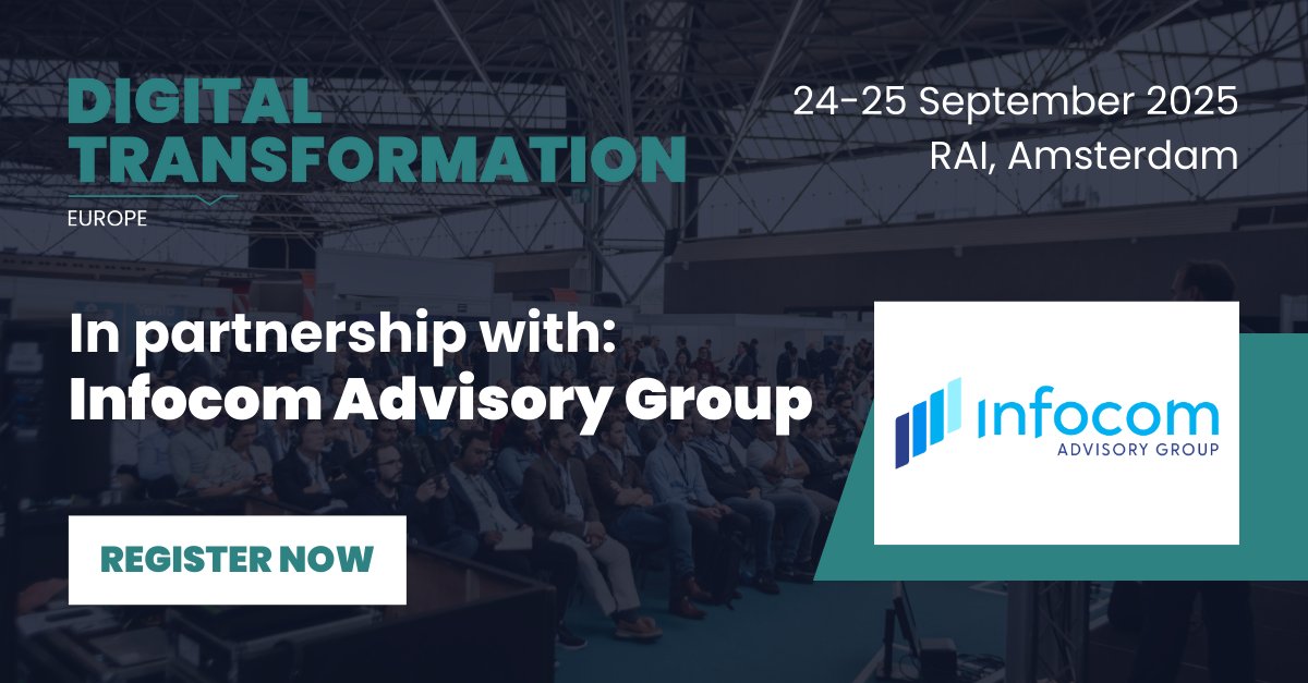 DigitalTWeek's tweet image. Delighted to be in partnership with @InfoComResearch ahead of this year&apos;s event 🤝

Discover more about Infocom Advisory group here: infocom-de.com

Register for Digital Transformation expo here: digitaltransformation-week.com/europe/registr…