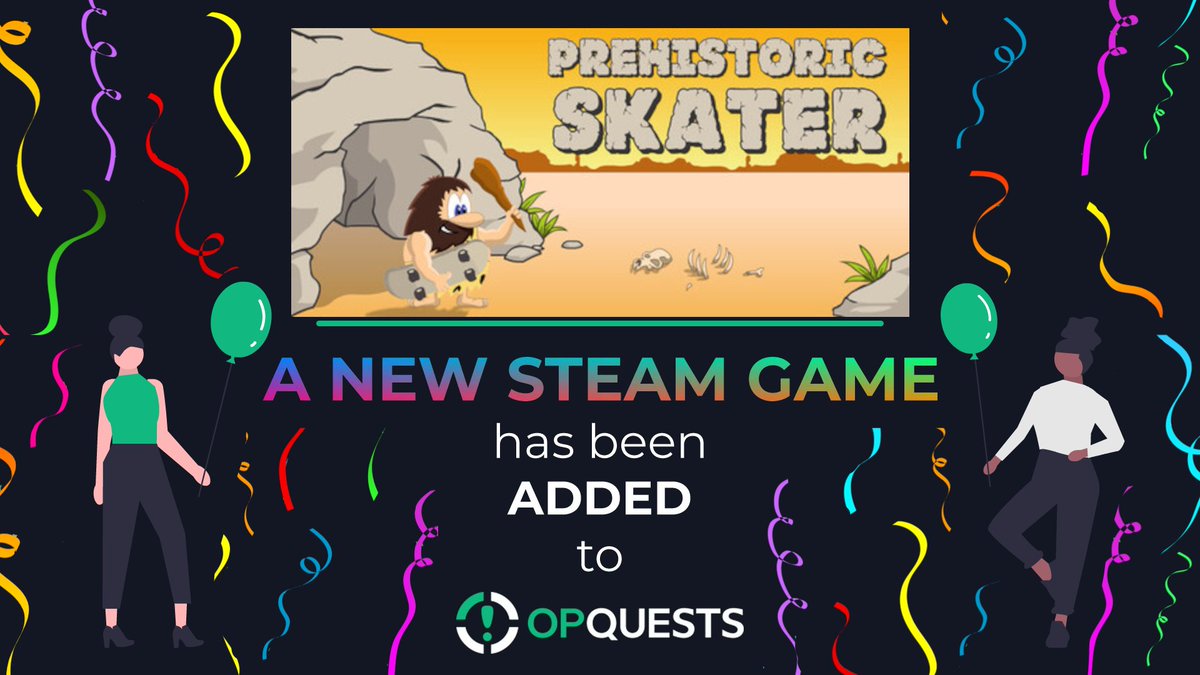 We just added Prehistoric Skater on opquests.com💚￼

￼✅Make sure to #claim it for free before it runs out!

￼✅Follow us to receive #updates on when we add the next batch of #free #Steam #games!

￼ 🎁opquests.com🎁

 #giveaway #giveaways #freebies