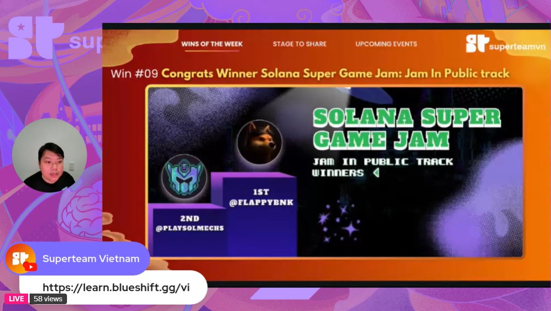 Sol Mechs (@playsolmechs) on Twitter photo We won second place in the Jamming in Public track 🥳
We would like <a href="/SuperteamVN/">Superteam Vietnam</a> to incentivize builders to start great things first and make them better later.
Thanks to each and every one of you. Each interaction counted.
Resources will be reinvested in Sol Mechs! 🫡 We won second place in the Jamming in Public track 🥳
We would like <a href="/SuperteamVN/">Superteam Vietnam</a> to incentivize builders to start great things first and make them better later.
Thanks to each and every one of you. Each interaction counted.
Resources will be reinvested in Sol Mechs! 🫡