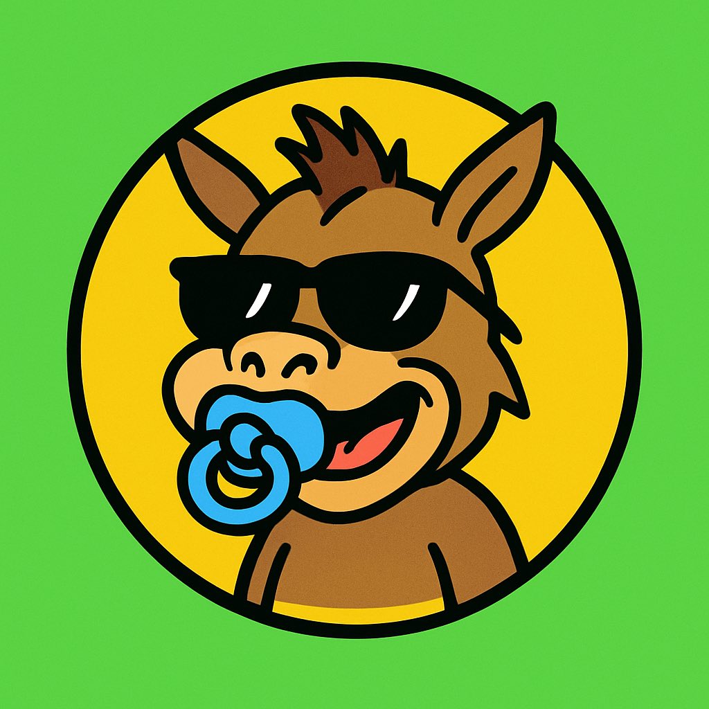 BabyDonkeyBsc's tweet photo. Jeets see a dip and cry. We see a dip and smile. another dip, another opportunity.

#BabyDonkey https://t.co/wOTkD95juy