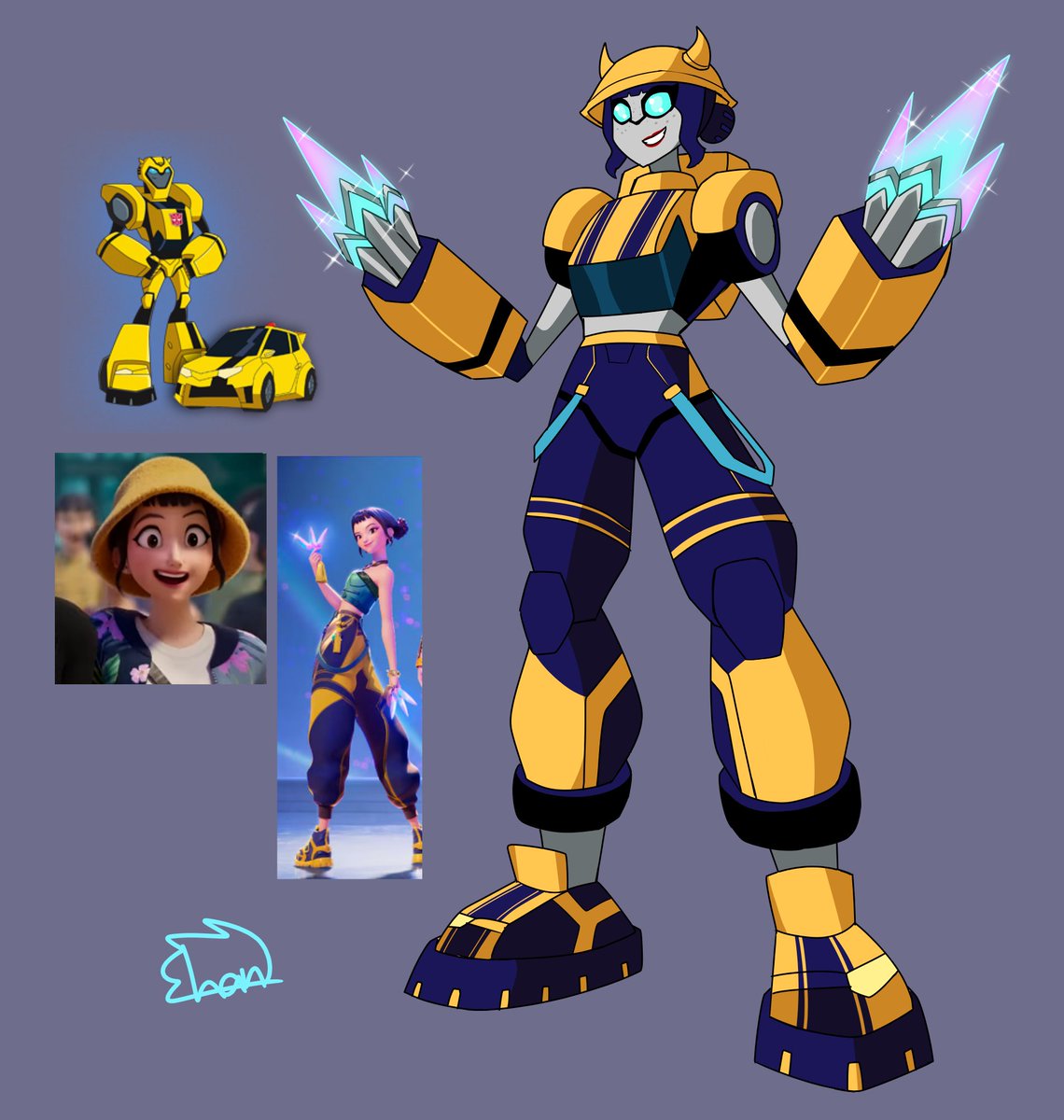 shan_4rt's tweet photo. I turned them into transforming robots https://t.co/UkV8rAiy6g