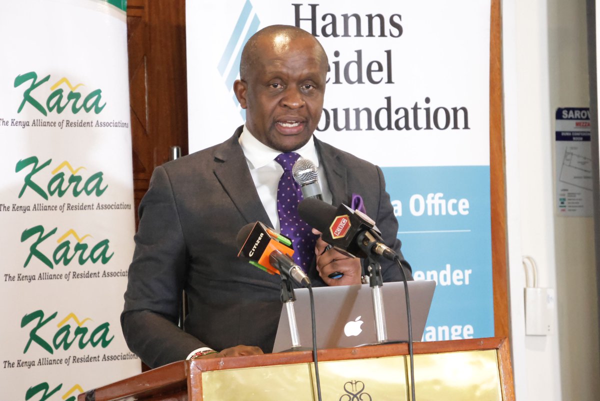 KARA CEO Henry Ochieng opened the #KARA25Years Luncheon, highlighting KARA’s role at resident, community &amp; national levels. He quoted Mandela: “History will judge us by the difference we make in the everyday lives of children &amp; each other.” 

#KARAat25years #ResidentsVoice