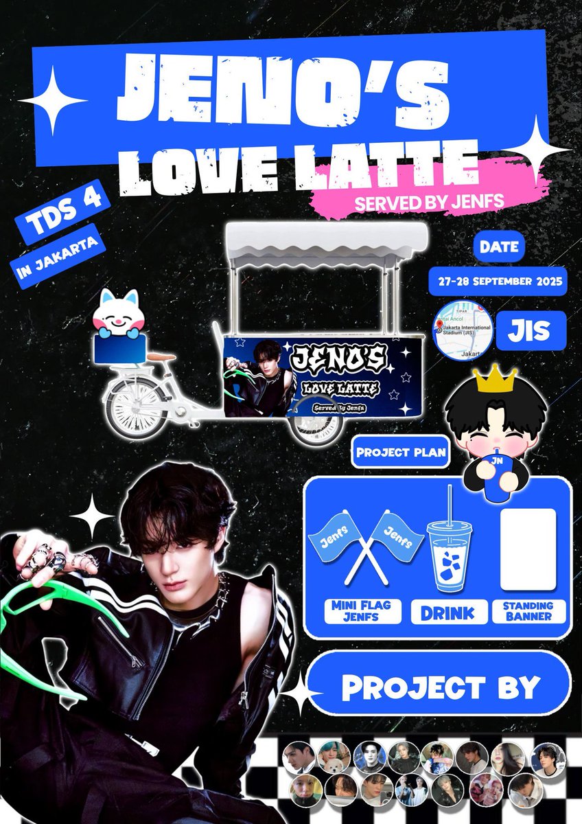 Jeno Project (@jenoproject423) on Twitter photo ⭐️ 2025 JENO PROJECT FOR TDS 4 JAKARTA ⭐️
🥤JENO’S LOVE LATTE by JENFS🥤
Project by <a href="/projectLJN1/">project LJN1</a>
📣 Calling out for NCTZEN 📣
~ bit.ly/jenoslovelatte ⭐️ 2025 JENO PROJECT FOR TDS 4 JAKARTA ⭐️
🥤JENO’S LOVE LATTE by JENFS🥤
Project by <a href="/projectLJN1/">project LJN1</a>
📣 Calling out for NCTZEN 📣
~ bit.ly/jenoslovelatte