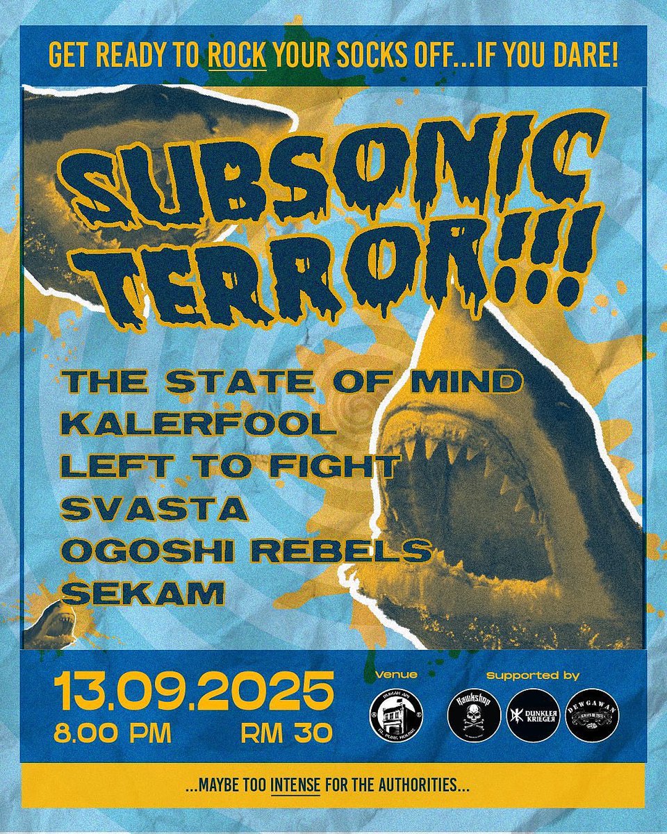 Next month,13th september 2025 at @rumah_api_161 
We continue our tour with @thestateofmindsg for their 'Get Over It' tour &amp; bring the chaos to you guys!! 
Do come &amp; get ur tickets for only RM30 per person😱
We'll be performing with a few other bands so come &amp; join us!!