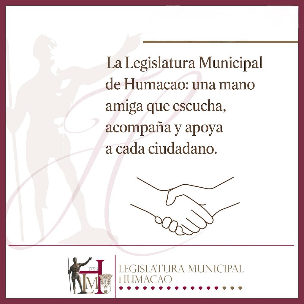 Nuestro compromiso es servir con cercanía, sensibilidad y respeto, siempre presentes para nuestra gente.
#LegislaturaMunicipal #Humacao
