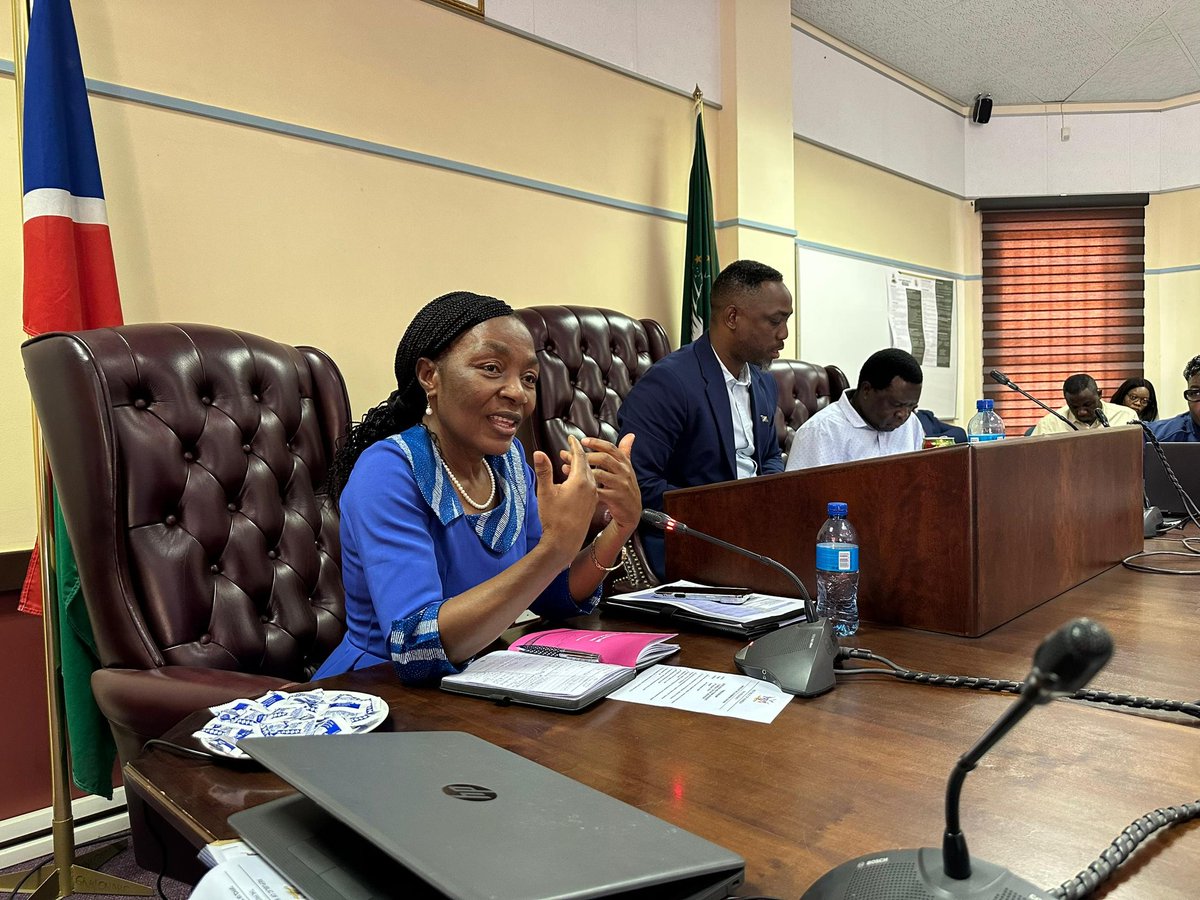 FinanceNamibia's tweet photo. This morning, as part of the mid-term budget consultations, we engaged with the Oshana Regional leadership to discuss and understand their priorities and identify areas for potential improvement. #budgetconsultation #openbudget https://t.co/WoD4RL5B6b
