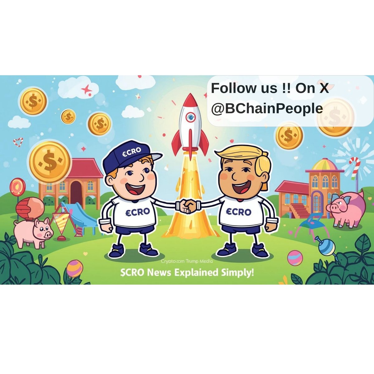BChainPeople's tweet photo. 🧵 1/ Hey @BChainPeople! Crypto = magic internet $, $CRO = special coins from https://t.co/ifHZ7YrHkm game. Exciting $CRO news today – explained simply, like story to 10yo kid. Dive in! 🚀 #Crypto #CRO #BlockchainPeople https://t.co/WzYDNKL7ux