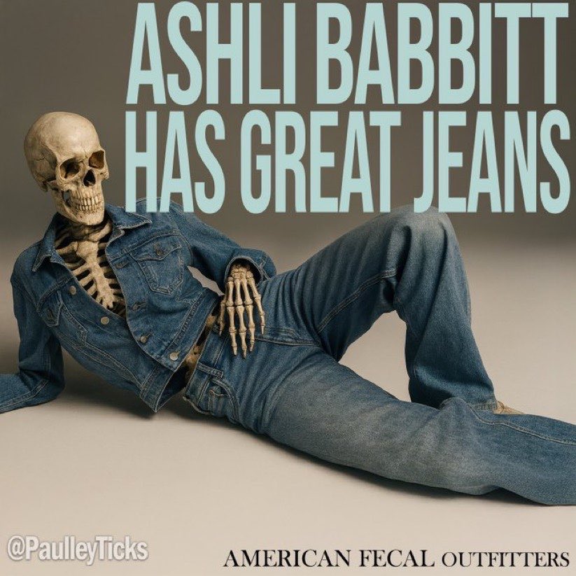 Ashli Babbitt was a domestic terrorist. 

Fuck her, and any one that supports the US Air Force spending a dime on that bitch. 

She was told to stop and refused. She helped shatter a window and door to attack AND HARM MEMBERS
OF CONGRESS. 

That bitch tried to overthrow the