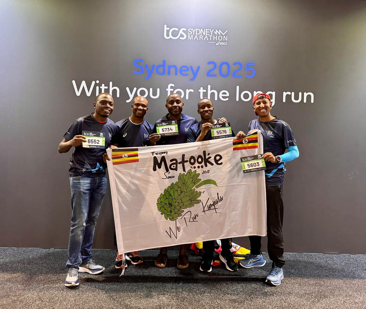 "From Kampala to Sydney, <a href="/teammatooke/">TeamMatooke</a> carries the Ugandan spirit across the finish line  Endurance, unity, and pride — we run the world one step at a time.  #SydneyMarathon2025 #WeRunKampala #TeamMatooke"