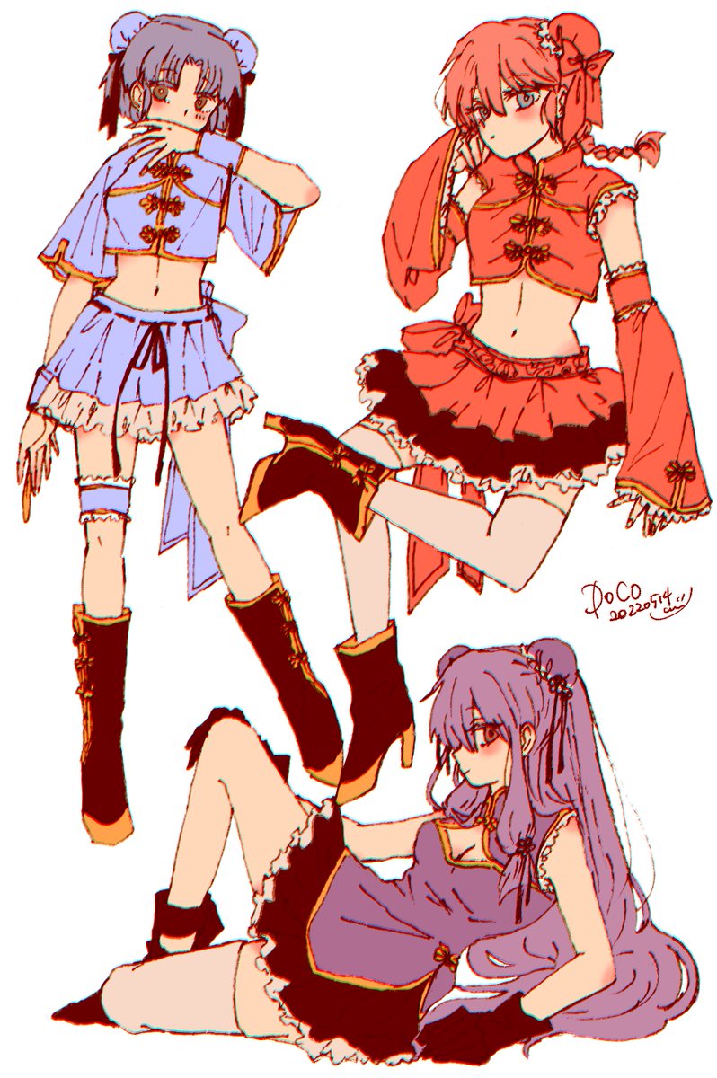 昔描いたアイドル💫らんシャンあ