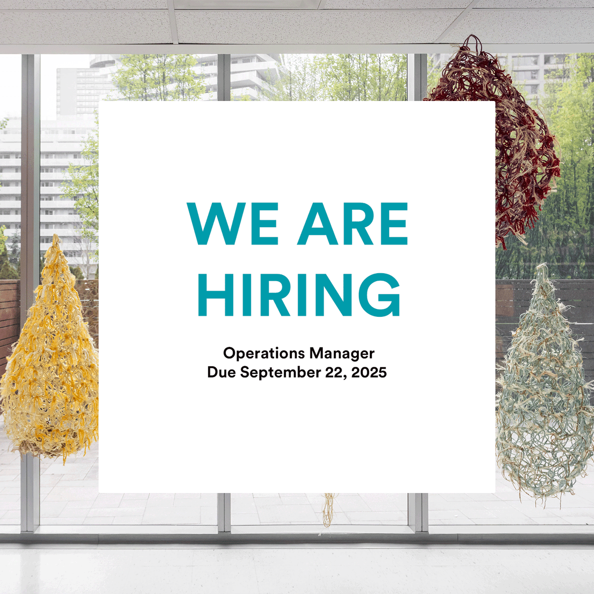 We're currently looking for new team member to take on the following role:

➡️ Operations Manager : Part-time contract (Apply by: September 22, 2025)

Think you'd be a good fit? Visit our virtual site for more information!