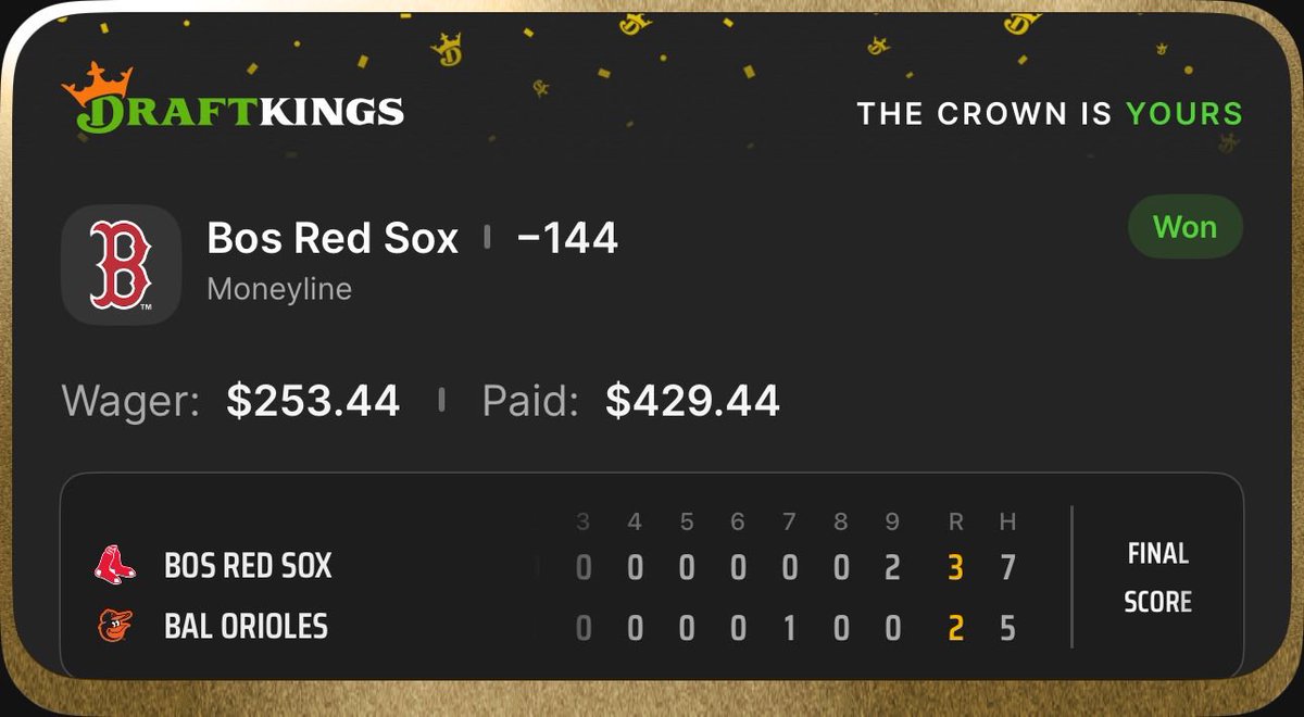 Winner called out in premium last night by <a href="/BetWithBlake/">Blake Kamms</a>