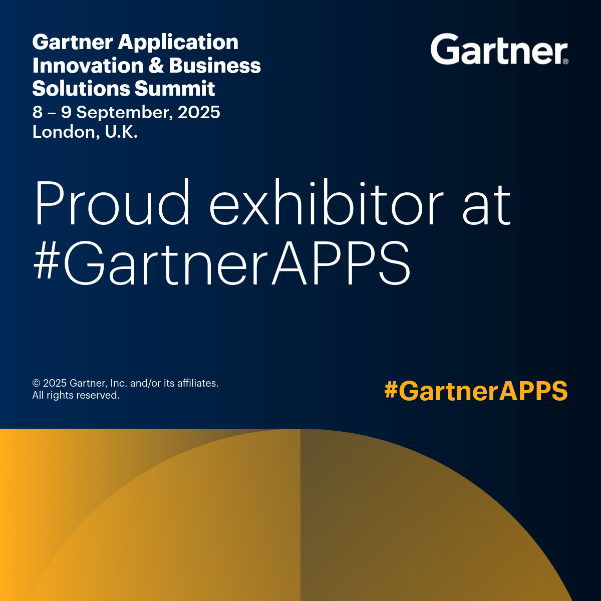 AuraQuantic's tweet image. Innovation takes us to London ✈️. 

We’ll be at #GartnerApps presenting the latest in AI, No Code, and automation. 

🗓️ 8–9 SEPT.
📍 InterContinental London – The O2. 

Visit us at our stand 211.
