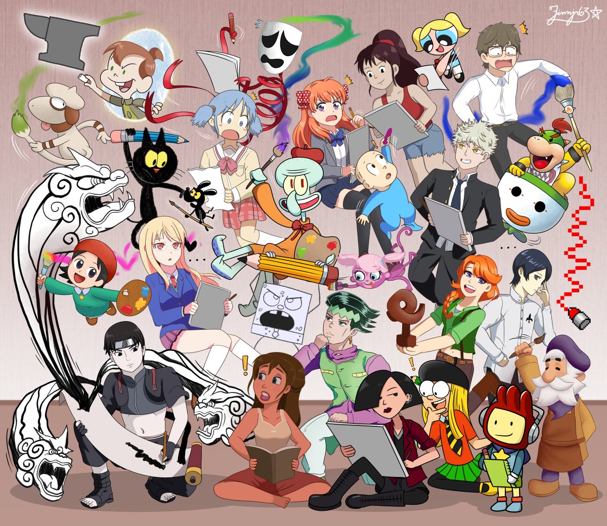 A wide variety of different artists clash with one another.