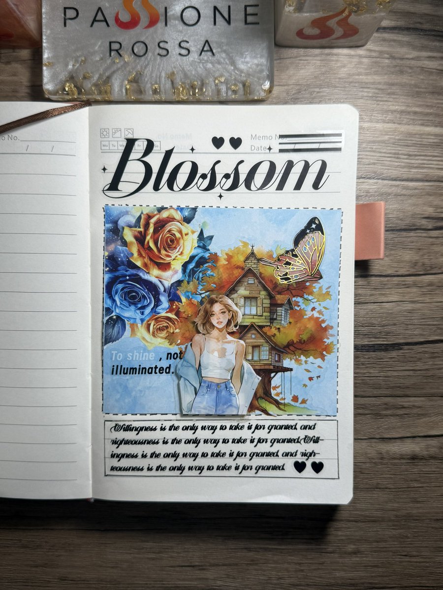 passionejournal's tweet image. ✨ Blossom at your own pace, your shine is enough. ✨

List of my favorite stationery shops are all in my link tree in my bio 🌸

#Scrapbooking #MiniSpread #CreativeJournaling #Blossom #AestheticVibes #ArtInspiration #PaperCrafting #PassioneRossaScrapbook