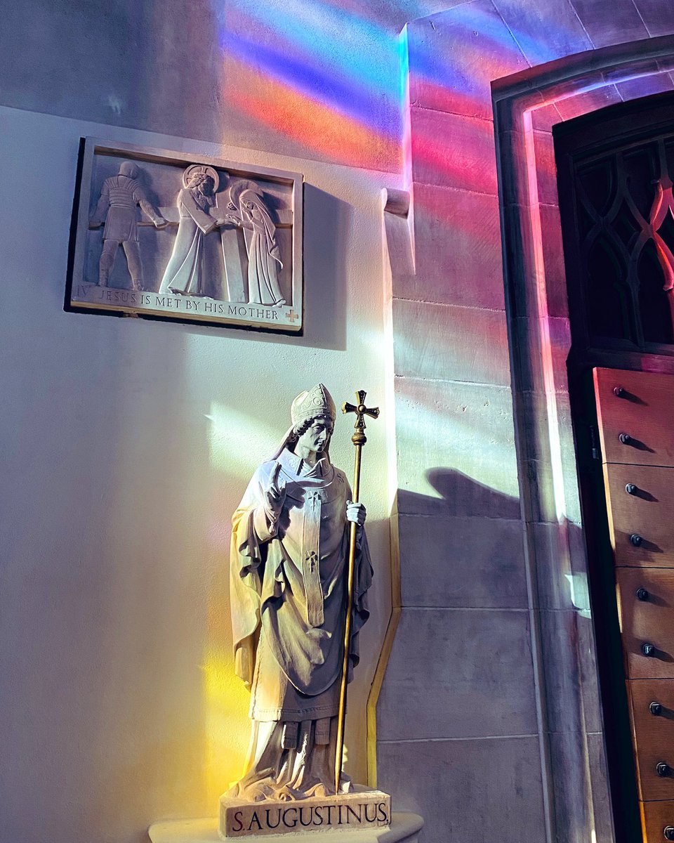 “Thou hast made us for thyself, O Lord, and our heart is restless until it finds its rest in thee.””

St Augustine, pray for us! 🙏