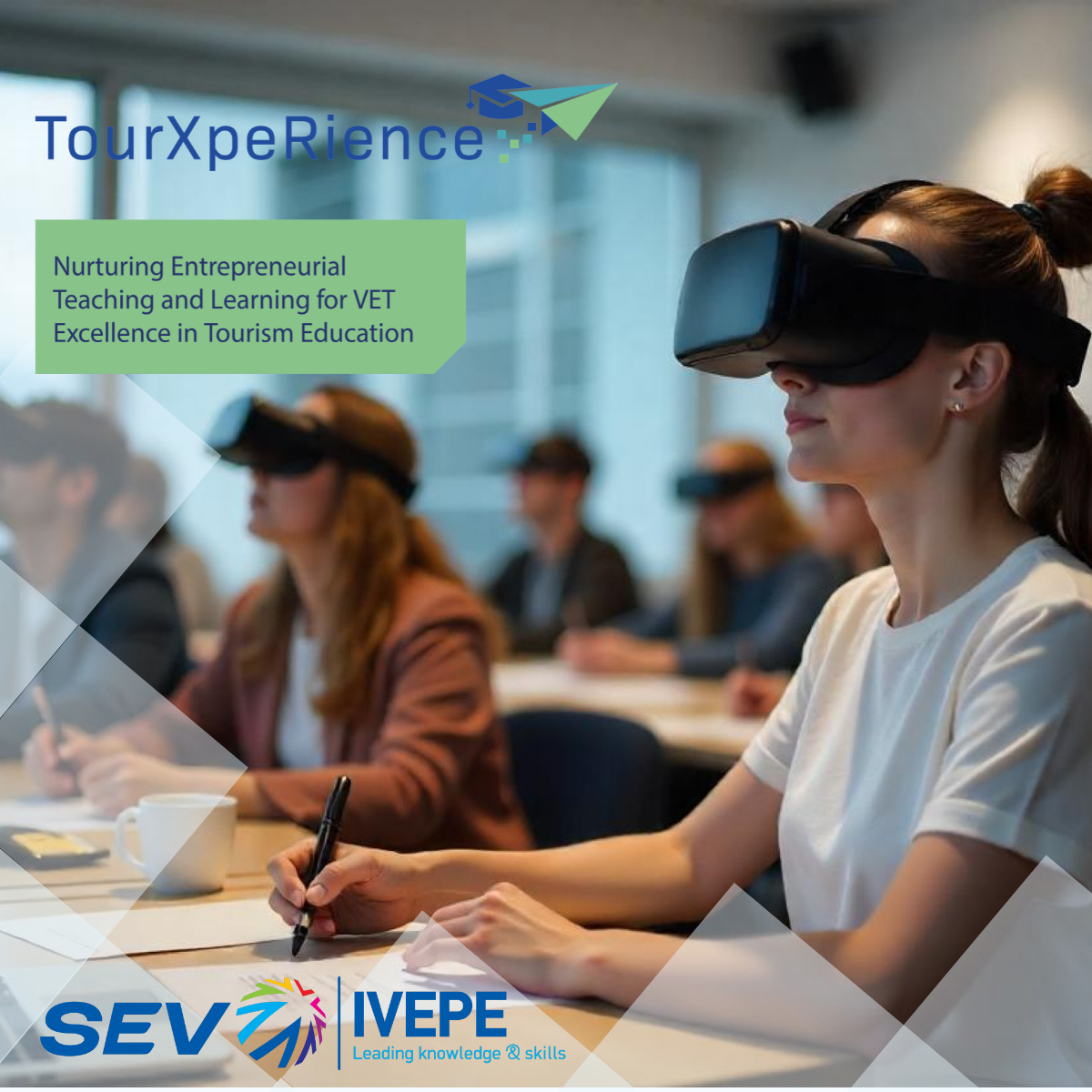 Traditional tourism training can’t keep up with today’s digital, fast-paced world. That’s why IVEPE-SEV is part of #TourXpeRienceEU — bringing AR, VR &amp; MR into #VET for immersive, future-ready skills. 🌍🎓

#Tourism #Education #XR #AR #VR #FutureOfWork #LifelongLearning