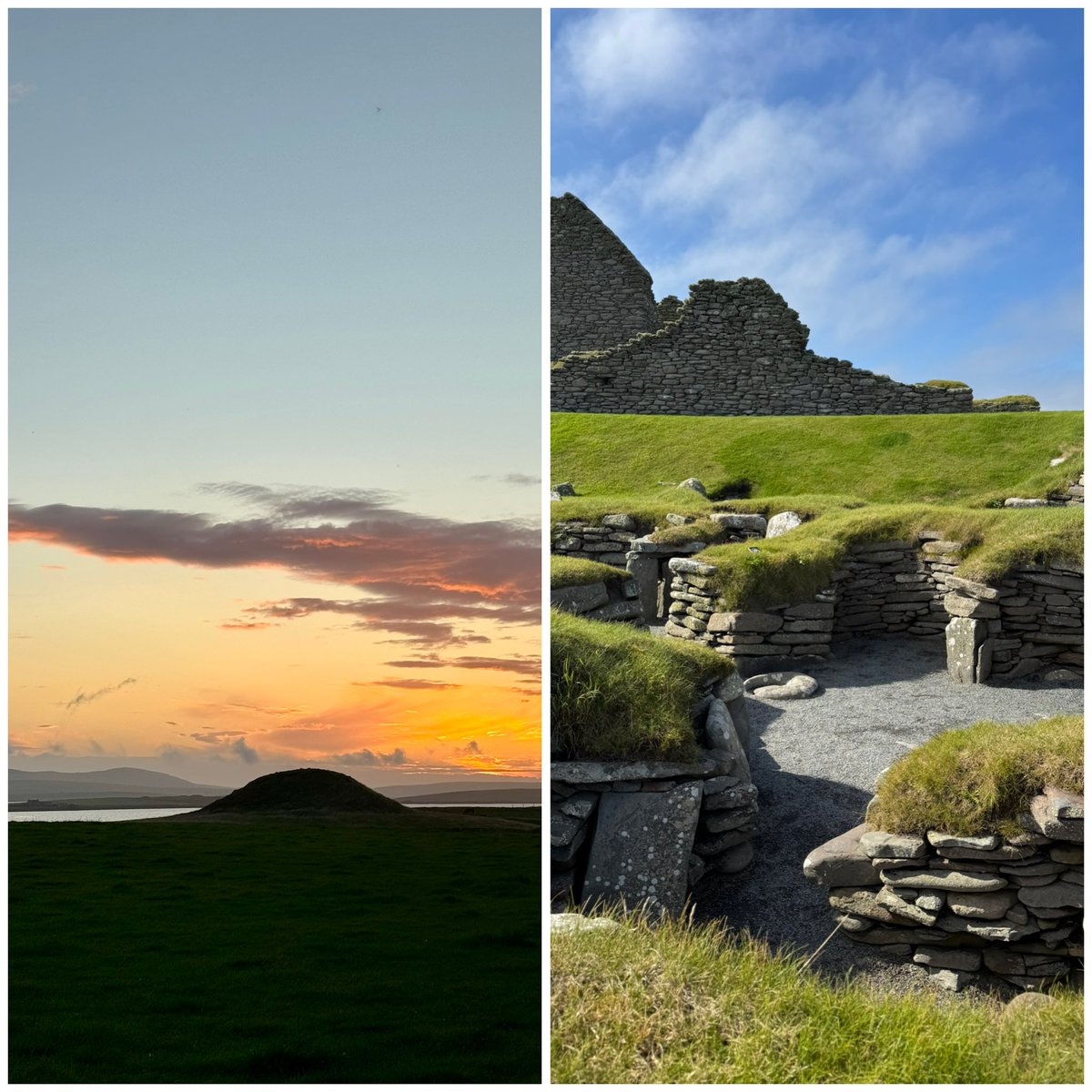 ilona_turnbull's tweet photo. Blown away by the magical @welovehistory sites at #Maeshowe &amp; #Jarlshof on #Orkney &amp; #Shetland. Massive thanks to the superb staff, Emily at MH &amp; Lucy at J who took the time to chat in more detail about both sites and #archaeology more generally. #scotland @VisitScotland https://t.co/puWl4ONEYv