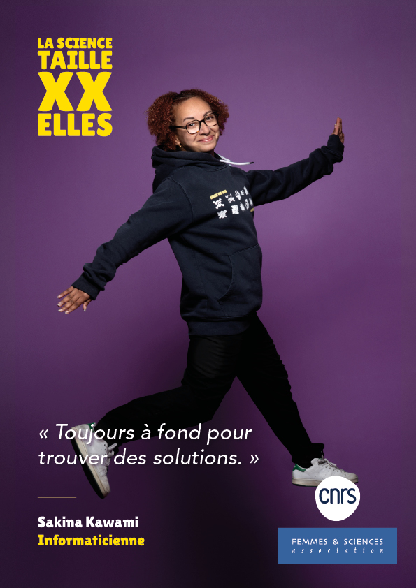 CNRS_Villejuif's tweet image. #ScienceXXelles. Sakina est informaticienne au sein du @CNRS. Elle gère le parc #informatique dans son laboratoire et veille à ce que tout fonctionne. Sa devise ? « Toujours à fond pour trouver des solutions » ! Pour en savoir plus 👉iledefrance-villejuif.cnrs.fr/fr/personne/sa…