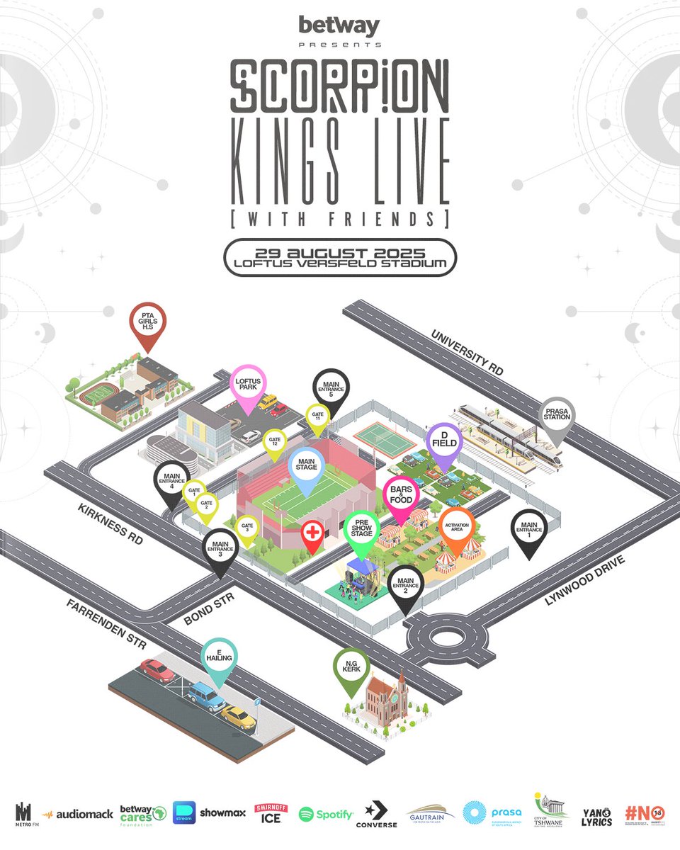 All you need to know &amp; a stadium map for your information for tomorrow #ScorpionKingsLive

Take a screenshot or save these. See you tomorrow friends. Let’s make history. Get your tickets if you still have not <a href="/webtickets/">webtickets</a> or Pick N Pay stores ASAP.

scorpionkingslive.lnk.to/Tickets