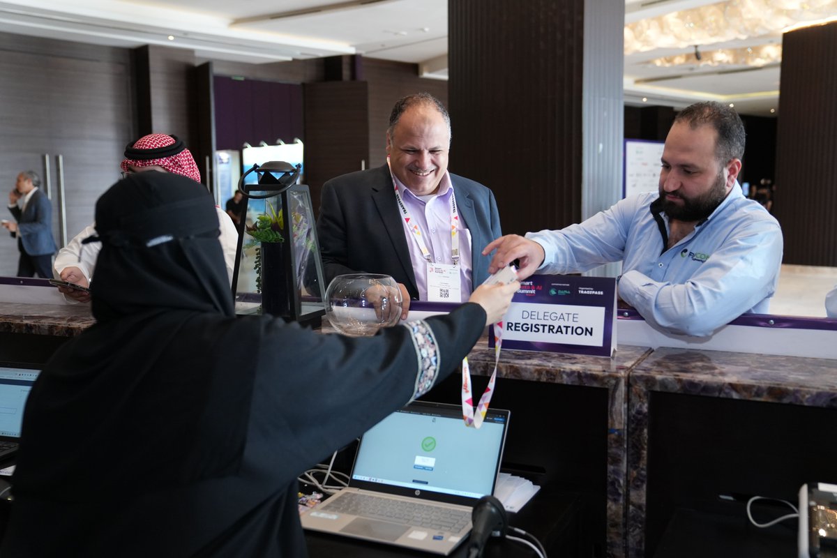 Tradepassglobal's tweet image. The morning buzz is on at #SDAIS 2025! Delegates are checking in, coffee’s brewing &amp;amp; excitement is rising for a day full of AI innovation &amp;amp; insights.

📍 JW Marriott Hotel Riyadh

#AI #DataAnalytics #DigitalTransformation #SaudiArabia