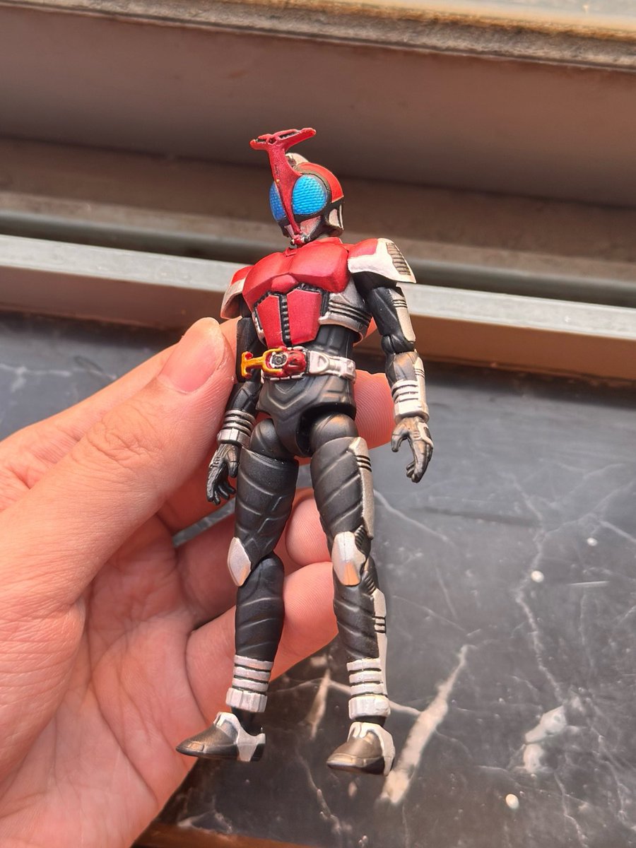 wo_hua62376's tweet photo. 其实复眼做的还是不太满意
#掌動カブト
#shodo
#ニチアサフィギュア改造部 https://t.co/kuItwih2l0