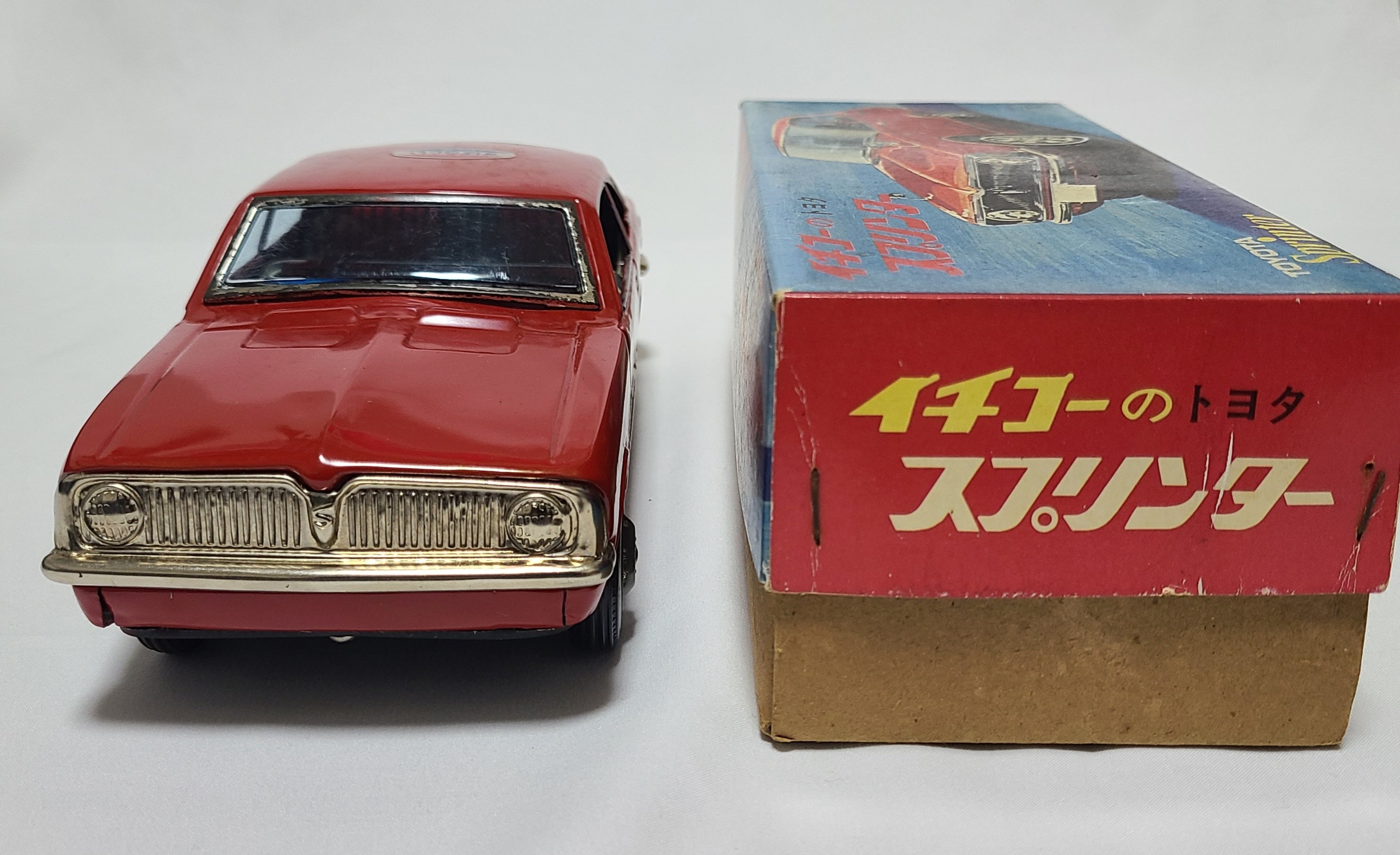 レトロ 当時物 イチコー トヨタ スプリンター ブリキ 自動車 Yahoo!オークション - 昭和ブリキ 当時物 イチコー ICHIKO
