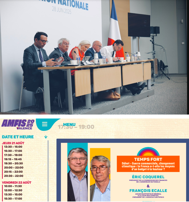 Rapporteur général "in partibus infidelium" (dans les contrées des infidèles) de la Cour des comptes selon son Procureur général j'ai rempli ma mission cet été en prêchant la bonne parole budgétaire aux adeptes du Rassemblement National et de La France Insoumise