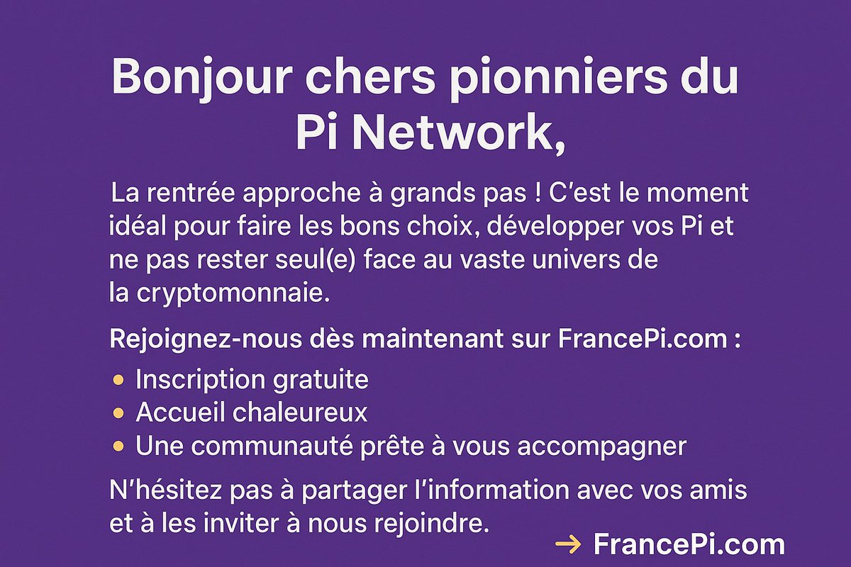 Popof_80's tweet photo. #francepi #PiJournal #Pi #web3 #Picoin #PiFest #cryptoFrancophone #Pionniers #vietkimbao #welcometopi #crypto #bitcoin #coin #PiNetwork            Connectez vous: https://t.co/EEqJpoNEOR https://t.co/htegX8wIkA