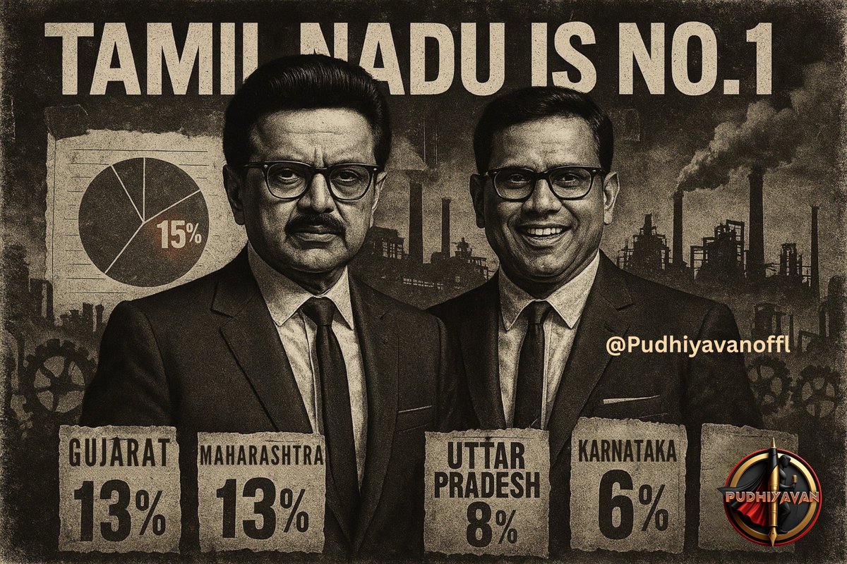 Pudhiyavan (புதியவன்) (@pudhiyavanoffl) on Twitter photo தலைசிறந்த வழிகாட்டுதல், துடிப்பான செயல்பாடு! 🔥
மாண்புமிகு முதலமைச்சர் திரு. <a href="/mkstalin/">M.K.Stalin</a> அவர்களின் திராவிட மாடல் அரசின் வழிகாட்டுதலில், மாண்புமிகு தொழில்துறை அமைச்சர் திரு. <a href="/TRBRajaa/">Dr. T R B Rajaa</a> அவர்களின் அயராத உழைப்பால், தமிழ்நாடு வேலைவாய்ப்பு உருவாக்கத்தில் மீண்டும் ஒரு மைல்கல்லை தலைசிறந்த வழிகாட்டுதல், துடிப்பான செயல்பாடு! 🔥
மாண்புமிகு முதலமைச்சர் திரு. <a href="/mkstalin/">M.K.Stalin</a> அவர்களின் திராவிட மாடல் அரசின் வழிகாட்டுதலில், மாண்புமிகு தொழில்துறை அமைச்சர் திரு. <a href="/TRBRajaa/">Dr. T R B Rajaa</a> அவர்களின் அயராத உழைப்பால், தமிழ்நாடு வேலைவாய்ப்பு உருவாக்கத்தில் மீண்டும் ஒரு மைல்கல்லை