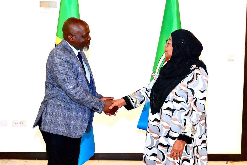 matokeochanya's tweet photo. Rais wa Jamhuri ya Muungano wa Tanzania, Mhe. Dkt. Samia Suluhu Hassan amekutana na kuzungumza na Rais wa Chama cha Wanasheria Tanganyika (TLS), Boniface Mwabukusi, Ikulu Chamwino mkoani Dodoma, tarehe 27 Agosti, 2025. https://t.co/Nyzecl11GT