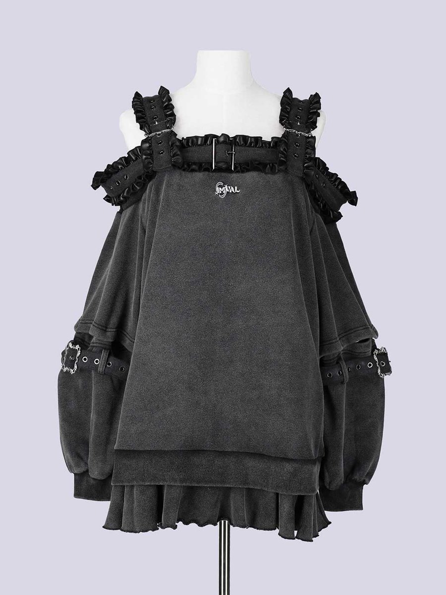 トップス QOOZA IMVAL / Off Shoulder Dress ❤︎ IMVAL Re-Stock ❤︎ 発売後すぐに完売した Off Shoulder Dress