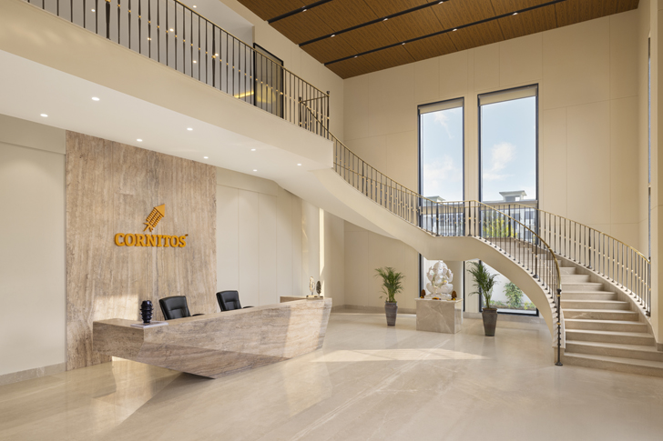 What makes a workplace truly inspiring—brand storytelling through materials and light, or the warmth of lived-in spaces? Cornitos’ new headquarters designed by #AELiving brings both together. indiaartndesign.com/designing-an-o…