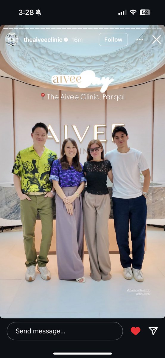 Sobrang bagay kay Bianca nung salamin!? At yung may ari ng salamin! Haha

DUSTBIA AT AIVEE CLINIC
DUSTBIA AT AIVEE CLINIC