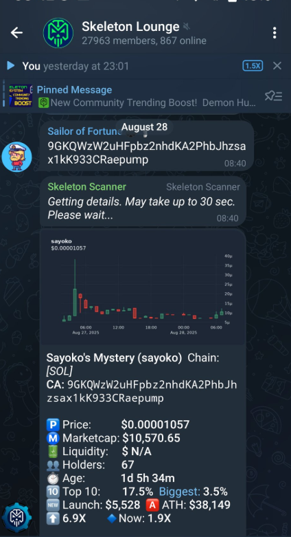 Sayoko (@sayokoneon) on Twitter photo I guess someone shilled us on <a href="/skeletonecosys/">Skeleton Ecosystem</a> already? thanks lol
$sayoko
9GKQWzW2uHFpbz2nhdKA2PhbJhzsax1kK933CRaepump I guess someone shilled us on <a href="/skeletonecosys/">Skeleton Ecosystem</a> already? thanks lol
$sayoko
9GKQWzW2uHFpbz2nhdKA2PhbJhzsax1kK933CRaepump