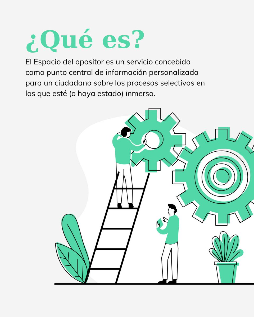 👩‍💻Si has decidido aspirar a un empleo público o ya te has presentado a una oposición en la Administración del Estado, el Espacio del Opositor te prestará toda la información que necesitas, de manera personalizada.

🧵👇🏼